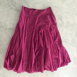 Mistral Alluring Airy Fairy Dobby Skirt in Magenta